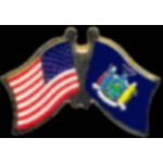 NEW YORK PIN STATE FLAG USA FRIENDSHIP FLAGS PIN
